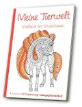Cover-Bild zum Titel 'Malbuch für Erwachsene - Meine Tierwelt' von ''