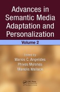 Cover-Bild zum Titel 'Advances in Semantic Media Adaptation and Personalization, Volume 2' von ''