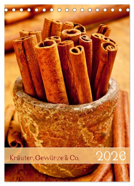 Kräuter, Gewürze & Co. 2026 (Tischkalender 2026 DIN A5 hoch), CALVENDO Monatskalender - Ralph Kerpa