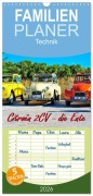 Cover-Bild zum Titel 'Familienplaner 2026 - Citroën 2CV - die Ente mit 5 Spalten (Wandkalender, 21 x 45 cm) CALVENDO' von 'Peter Roder'