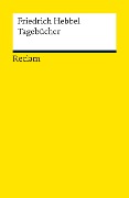 Cover-Bild zum Titel 'Tagebücher' von 'Friedrich Hebbel'