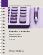 Kostenübersichtstabellen - Karin Scheungrab
