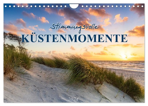 Stimmungsvolle Küstenmomente (Wandkalender 2024 DIN A4 quer), CALVENDO Monatskalender - Daniela Beyer (Moqui)