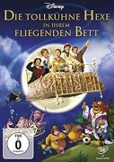 Cover-Bild zum Titel 'Die tollkühne Hexe in ihrem fliegenden Bett' von 'Ralph Wright, Ted Berman, Bill Walsh, Don Dagradi, Richard M. Sherman'