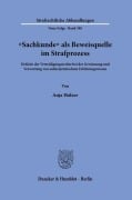 Cover-Bild zum Titel '"Sachkunde" als Beweisquelle im Strafprozess' von 'Anja Holzer'