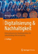 Cover-Bild zum Titel 'Digitalisierung & Nachhaltigkeit' von 'Michael Jacob'