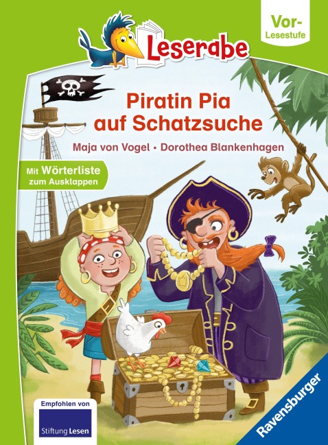 Leserabe Vor-Lesestufe - Piratin Pia auf Schatzsuche - Maja von Vogel