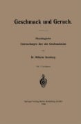 Cover-Bild zum Titel 'Geschmack und Geruch' von 'Wilhelm Sternberg'