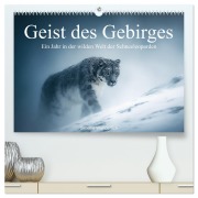 Cover-Bild zum Titel 'Geist des Gebirges - Ein Jahr in der wilden Welt der Schneeleoparden (hochwertiger Premium Wandkalender 2026 DIN A2 quer), Kunstdruck in Hochglanz' von 'Simone Wunderlich'
