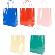Papiertüten Set, Magic Rainbow, L, FSC MIX, 24 x 31 x 12 cm, 5 Stk, glänzend - 
