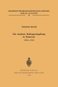 Cover-Bild zum Titel 'Die moderne Bodengesetzgebung in Kamerun 1884-1964' von 'H. Krauss'