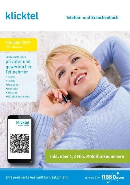 klicktel Telefon- und Branchenbuch Frühjahr 2023 (Für Windows 10/11) - 