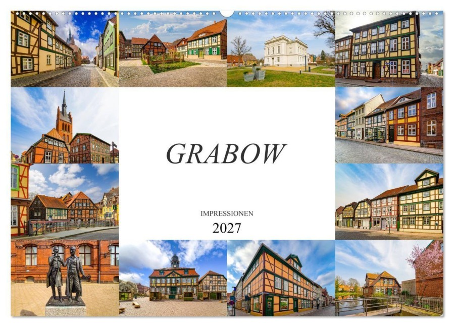 Grabow Impressionen (Wandkalender 2027 DIN A2 quer), CALVENDO Monatskalender - Dirk Meutzner