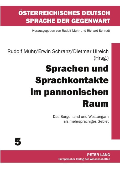 Sprachen und Sprachkontakte im pannonischen Raum - 