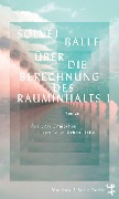 Cover-Bild zum Titel 'Über die Berechnung des Rauminhalts I' von 'Solvej Balle'