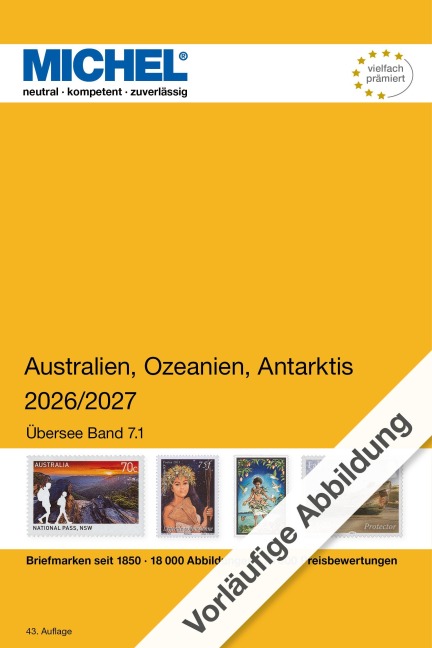 Australien/Ozeanien/Antarktis 2026/2027 Band 1 A-M - Michel-Redaktion