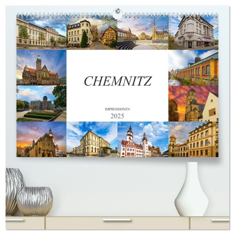 Chemnitz Impressionen (hochwertiger Premium Wandkalender 2025 DIN A2 quer), Kunstdruck in Hochglanz - Dirk Meutzner