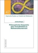 Cover-Bild zum Titel 'Philosophische Gespräche über Unendlichkeit im Mathematikunterricht' von 'Julchen Brieger'
