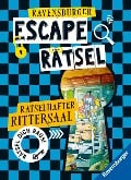 Cover-Bild zum Titel 'Ravensburger Escape Rätsel - Rätselhafter Rittersaal' von 'Anne Scheller'