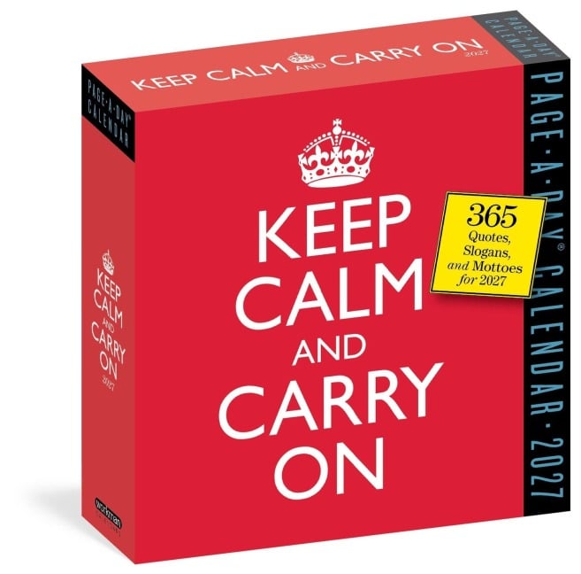Keep Calm and Carry On Page-A-Day® Calendar 2027 - 