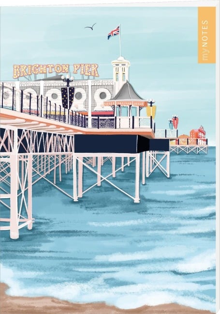 myNOTES Papeterie: Notizheft Simply, Katy - Brighton Pier - 