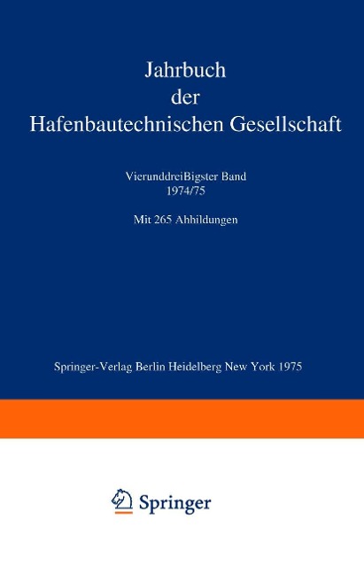 Jahrbuch der Hafenbautechnischen Gesellschaft - Arved Bolle, Reinhart Kühn