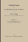 Verhandlungen der Deutschen Pharmakologischen Gesellschaft - B. Behrens, W. Heubner