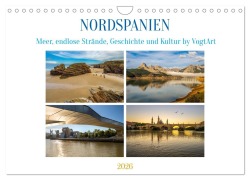 Cover-Bild zum Titel 'Nordspanien, Meer, endlose Strände, Geschichte und Kultur by VogtArt (Wandkalender 2026 DIN A4 quer), CALVENDO Monatskalender' von 'VogtArt VogtArt'