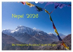 Cover-Bild zum Titel 'NEPAL - rund um die Annapurna (Wandkalender 2026 DIN A3 quer), CALVENDO Monatskalender' von 'Jens König'