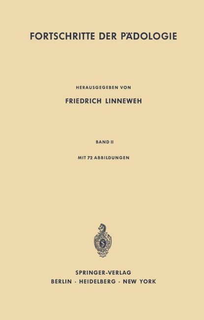 Fortschritte der Pädologie - 