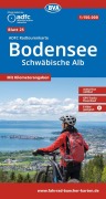 Cover-Bild zum Titel 'BVA ADFC Radtourenkarte Bodensee Schwäbische Alb 1:150.000' von ''