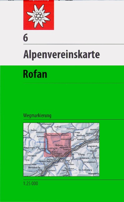 DAV Alpenvereinskarte 06 Rofan 1 : 25 000 - 