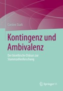 Cover-Bild zum Titel 'Kontingenz und Ambivalenz' von 'Carsten Stark'