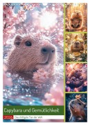 Cover-Bild zum Titel 'Capybara und Gemütlichkeit (Wandkalender 2026 DIN A3 hoch), CALVENDO Monatskalender' von 'Steffen Gierok-Latniak'