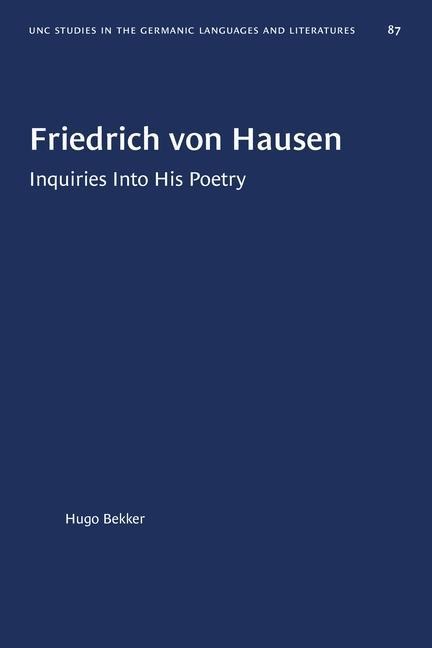 Friedrich Von Hausen - Hugo Bekker