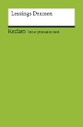 Cover-Bild zum Titel 'Interpretationen: Lessings Dramen' von 'Gotthold Ephraim Lessing'