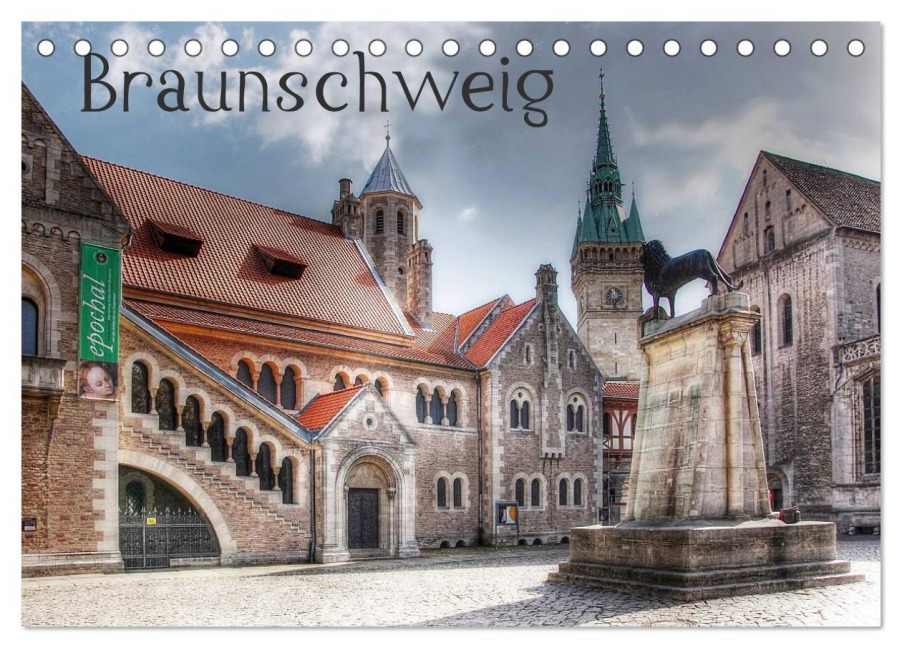 Braunschweig (Tischkalender 2026 DIN A5 quer), CALVENDO Monatskalender - Kordula Uwe Vahle