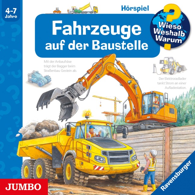 Fahrzeuge auf der Baustelle [Wieso? Weshalb? Warum? Folge 7] - Markus Humbach