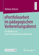 Cover-Bild zum Titel 'ePortfolioarbeit im pädagogischen Vorbereitungsdienst' von 'Melinda Aldemir'