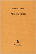 Cover-Bild zum Titel 'Römische Metrik' von 'Friedrich Crusius'