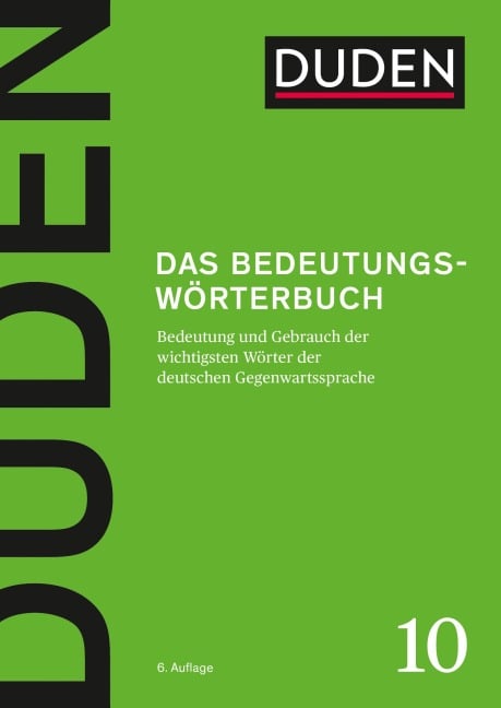 Das Bedeutungswörterbuch - 