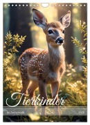 Cover-Bild zum Titel 'Tierkinder im Zauberwald (Wandkalender 2026 DIN A4 hoch), CALVENDO Monatskalender' von 'Renate Utz'