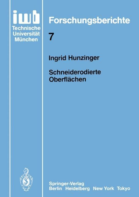 Schneiderodierte Oberflächen - Ingrid Hunzinger