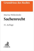Cover-Bild zum Titel 'Sachenrecht' von 'Manfred Wolf, Marina Wellenhofer'