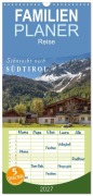 Cover-Bild zum Titel 'Familienplaner 2027 - Sehnsucht nach Südtirol mit 5 Spalten (Wandkalender, 21 x 45 cm) CALVENDO' von 'Christian Müringer'