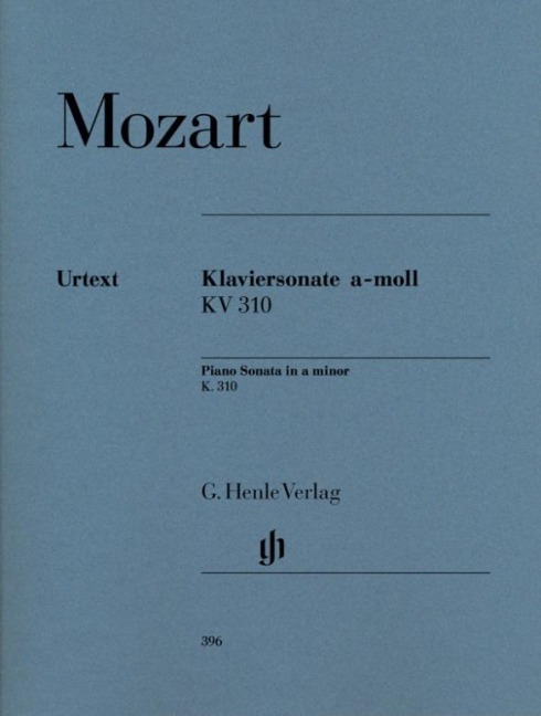 Mozart, Wolfgang Amadeus - Klaviersonate a-moll KV 310 (300d) - Wolfgang Amadeus Mozart