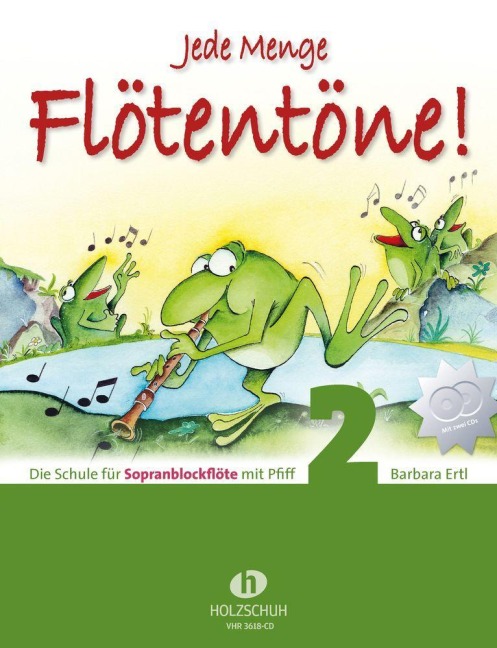 Jede Menge Flötentöne  - Schule 2 mit CD - Barbara Ertl