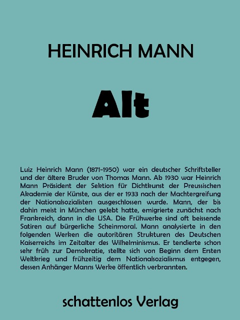 Alt - Heinrich Mann