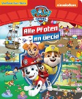 Cover-Bild zum Titel 'PAW Patrol - Alle Pfoten an Deck! - Verrückte Such-Bilder, groß - Wimmelbuch - Pappbilderbuch mit wattiertem Umschlag' von ''