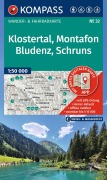 Cover-Bild zum Titel 'KOMPASS Wanderkarte 32 Klostertal, Montafon, Bludenz, Schruns 1:50.000' von ''